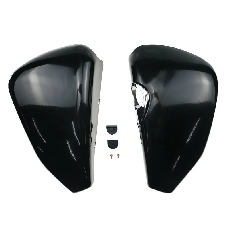 

Battery cover on oil tank side for Harley Sportster XL1200 XL883 2014-2018 Black