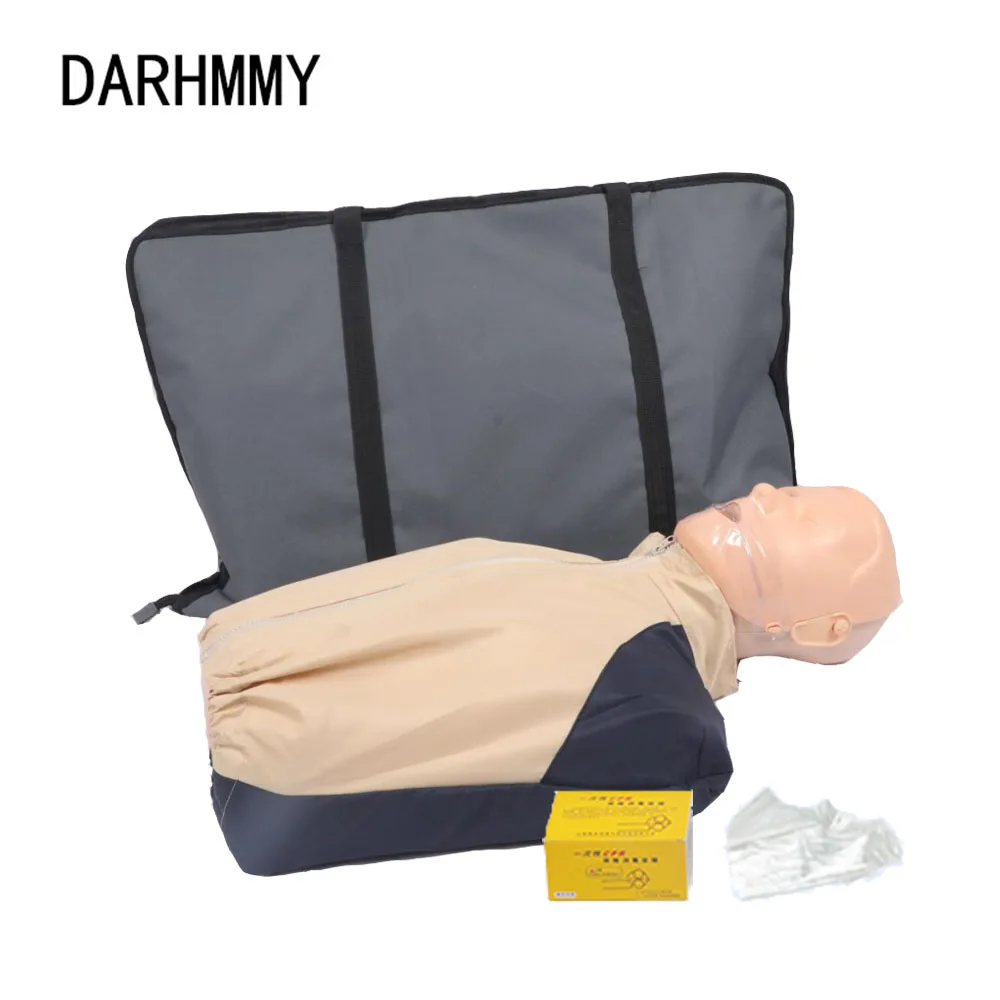 DARHMMY 조정 가능한 의료 과학 마네킹 CPR 훈련, 성인 및 어린이용 마네킹 CPR 시뮬레이터