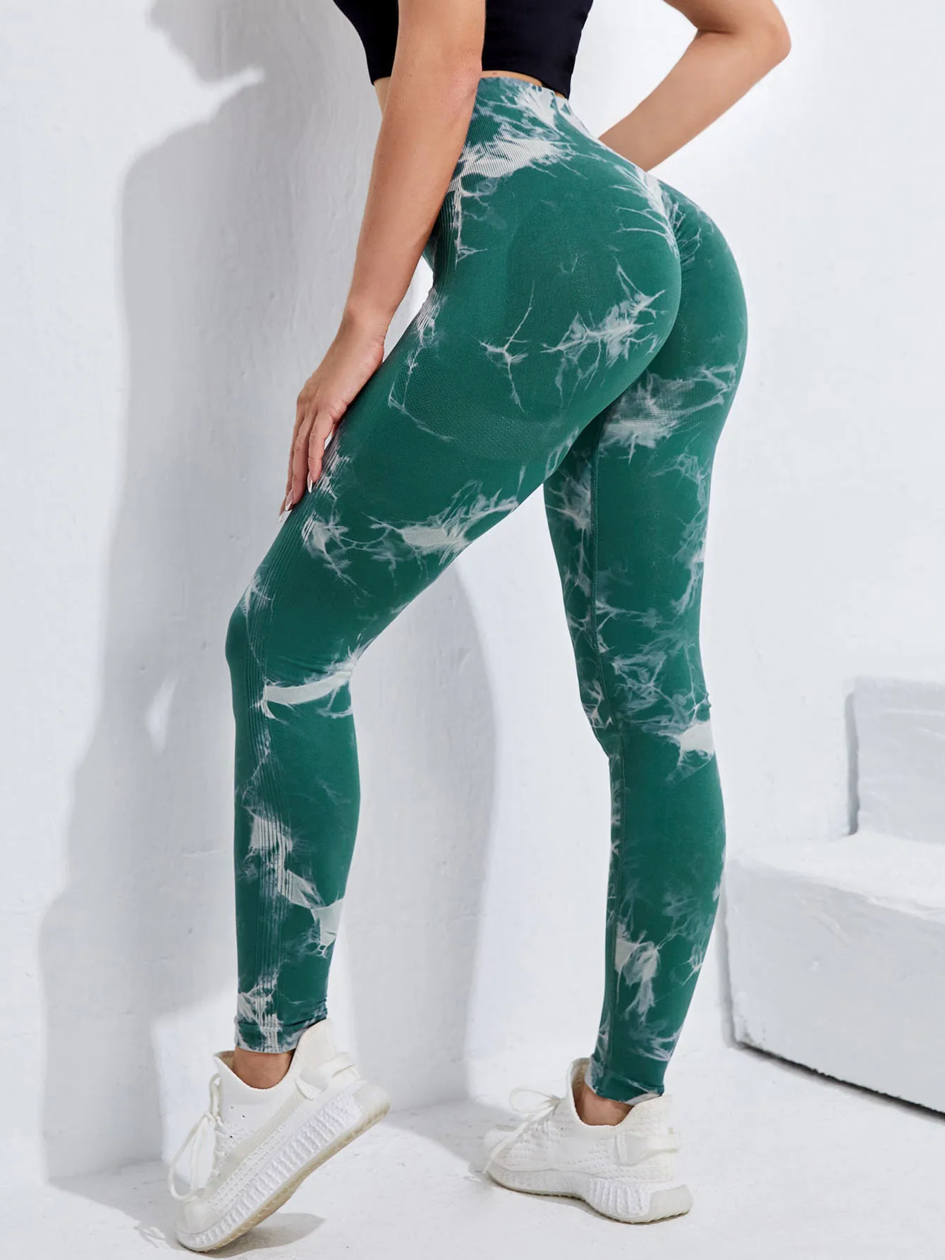 Seamless Tie Dye Leggings Women For Fitness Yoga Pants Push Up Workout Sports Legging High Waist Tights Gym Ladies Clothing lululemon align leggings