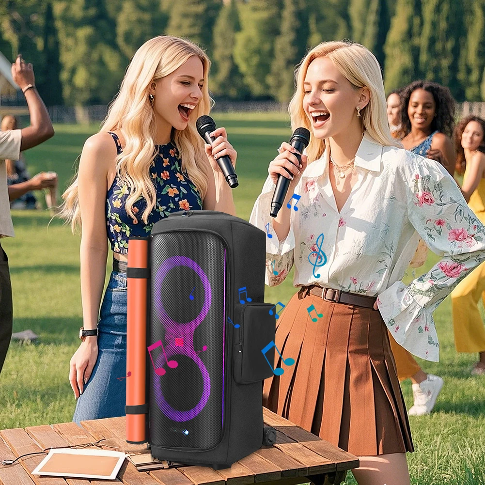 Speaker Carry Cover Anti-Slip Portable Speaker Dust Case Nylon Padded Speaker Protective Cover for JBL Party Box 710 Accessories