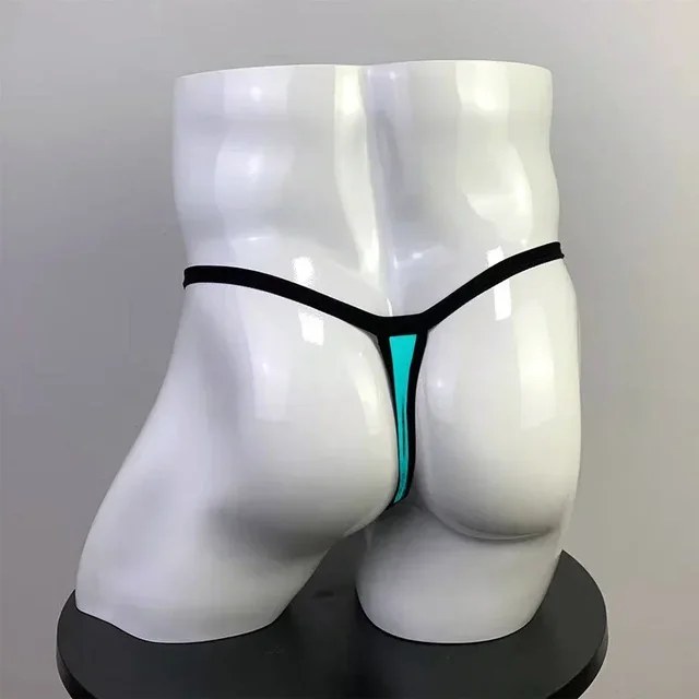 1pc Sexy G-Strings For Men Bikini Briefs Shorts U-convex Pouch Thongs Lingerie Underpants Low Waist T-Back Underwear Male - Image 6