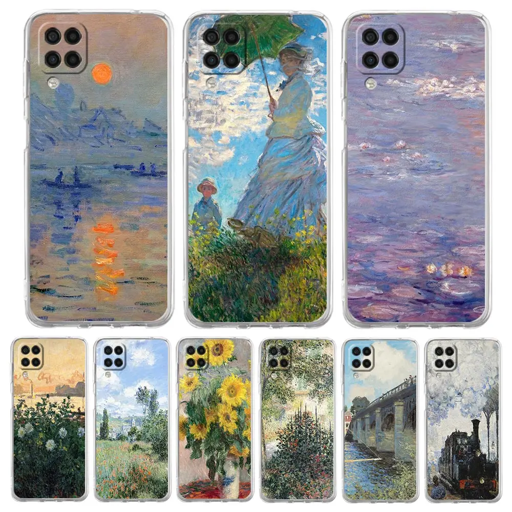 

Claude Monet Impressionism Phone Case For Samsung A51 A71 A21S A12 A11 A31 A41 A01 A03S A22 A13 A33 A73 A53 A52 A32 5G A23 Cover