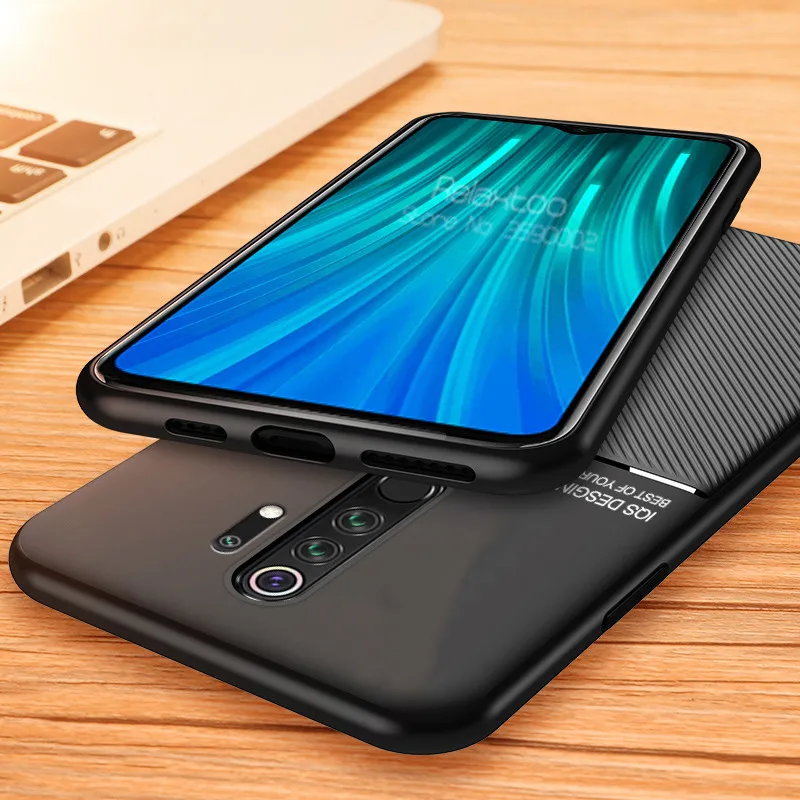 Magnetic Car Holder Silicone Matte Slim Case