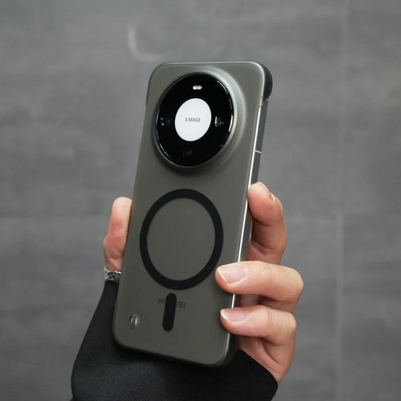 Ultra Thin Transparent Magnetic Charge Case with Frameless Design
