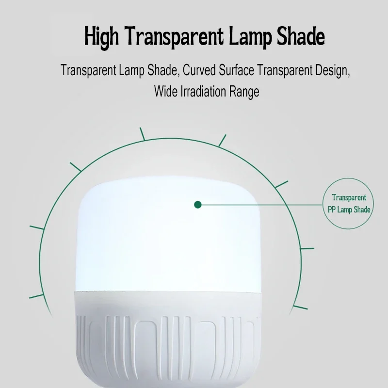 60W 80W Camping Lantern USB Rechargeable LED Emergency Lamp Portable with Hook for BBQ Tents