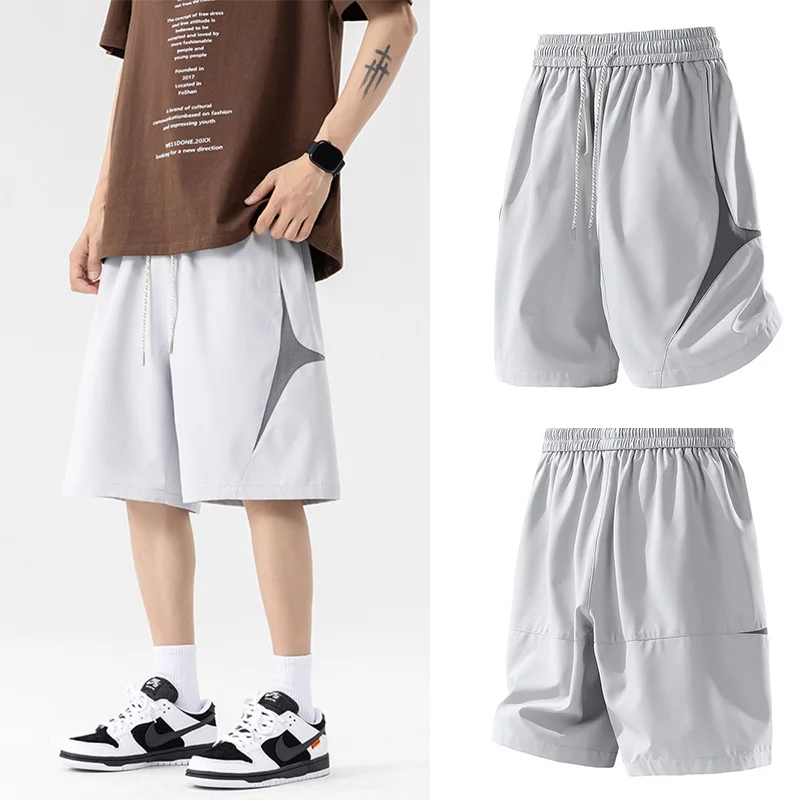 الرجال السراويل سريعة الجافة فضفاضة عارضة السراويل...