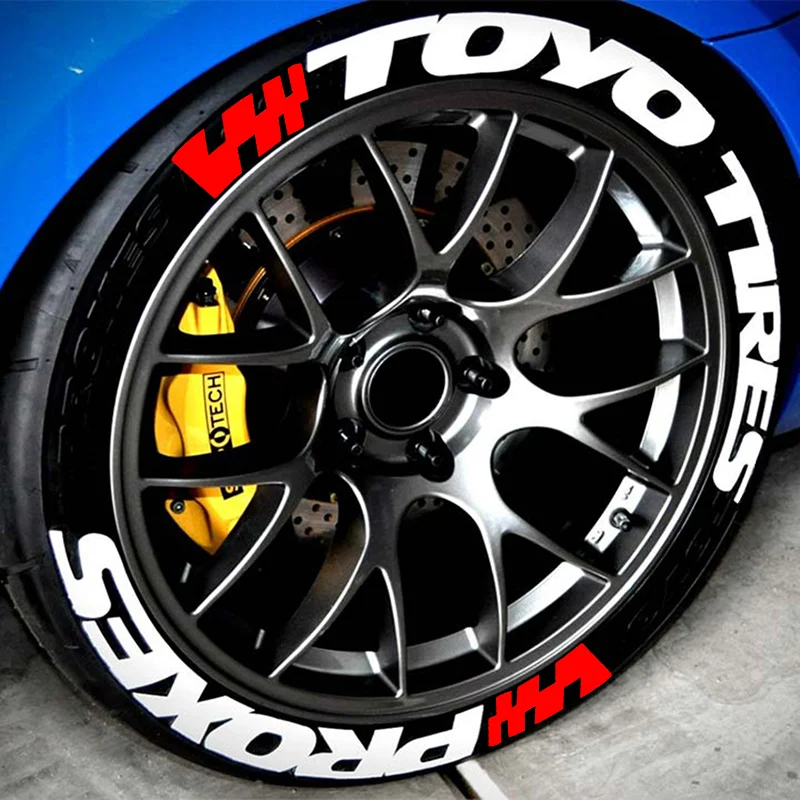 Permanent-Tire-Lettering-Sticker-TOYO-TIRES-PROXES-3D-Car-Tire-Letter ...