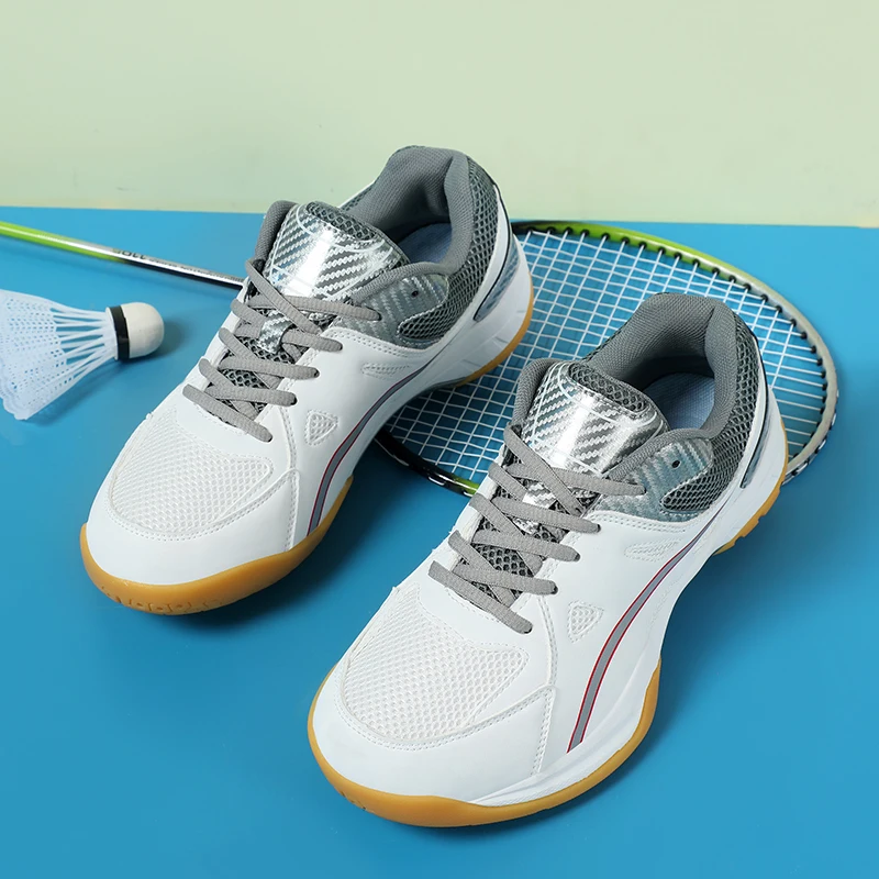 Badminton Shoes Court Tennis Sneakers for Training Volleyball Indoor Outdoor Professional Men Women Breathable Sport Big Size 4