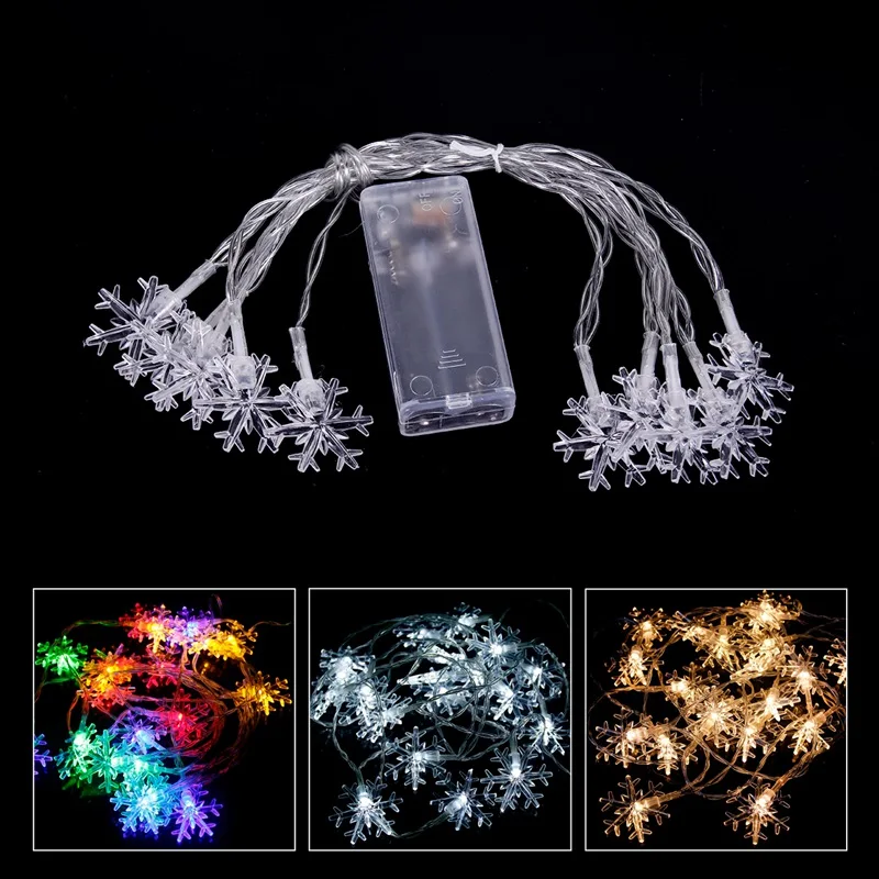Snowflake LED Lights in Decor