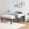 Double bed frame, 14 inch high metal platform bed frame mattress foundation, with steel bar support, noise free, easy toassemble 2
