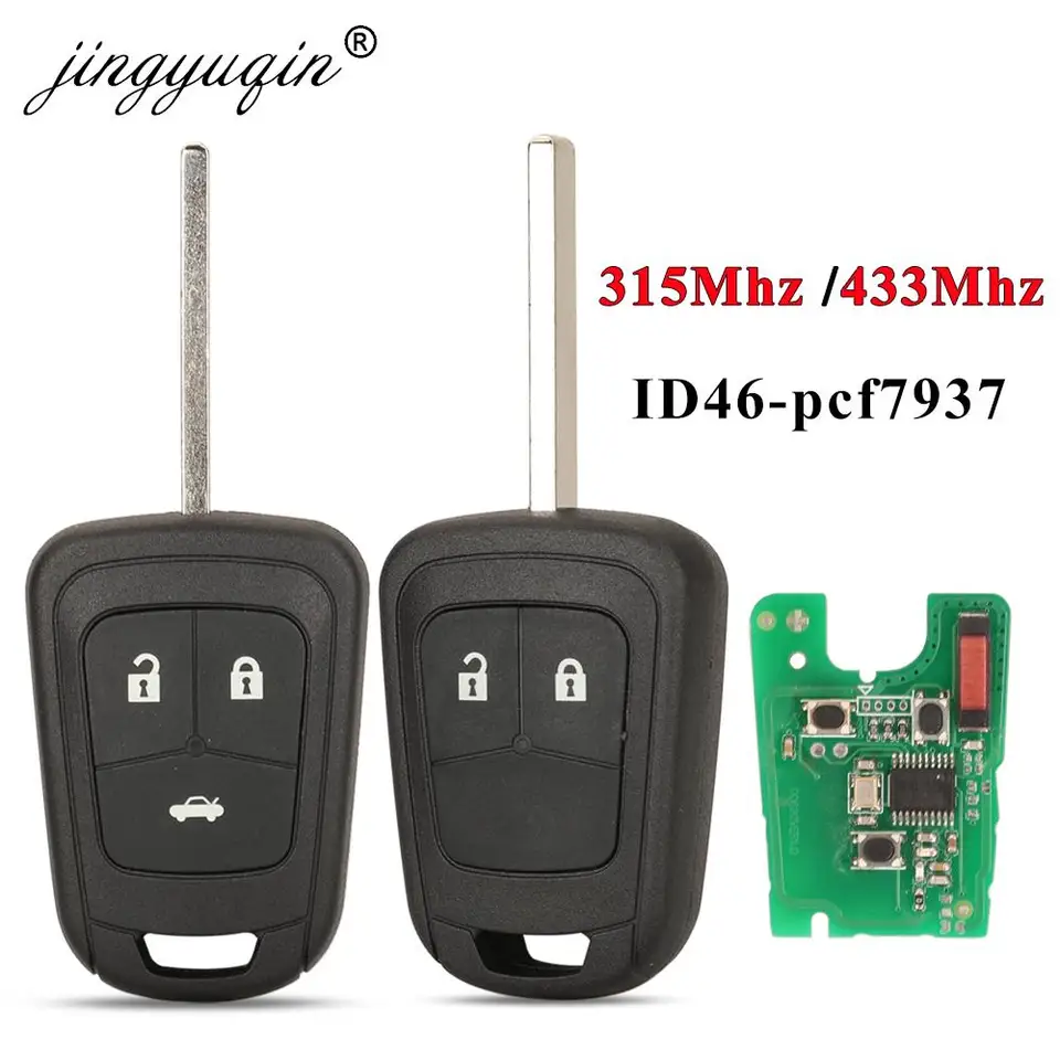 Opel Chevrolet klapsleutel behuizing 3 knoppen - HU100 – Car Volt | Car Key