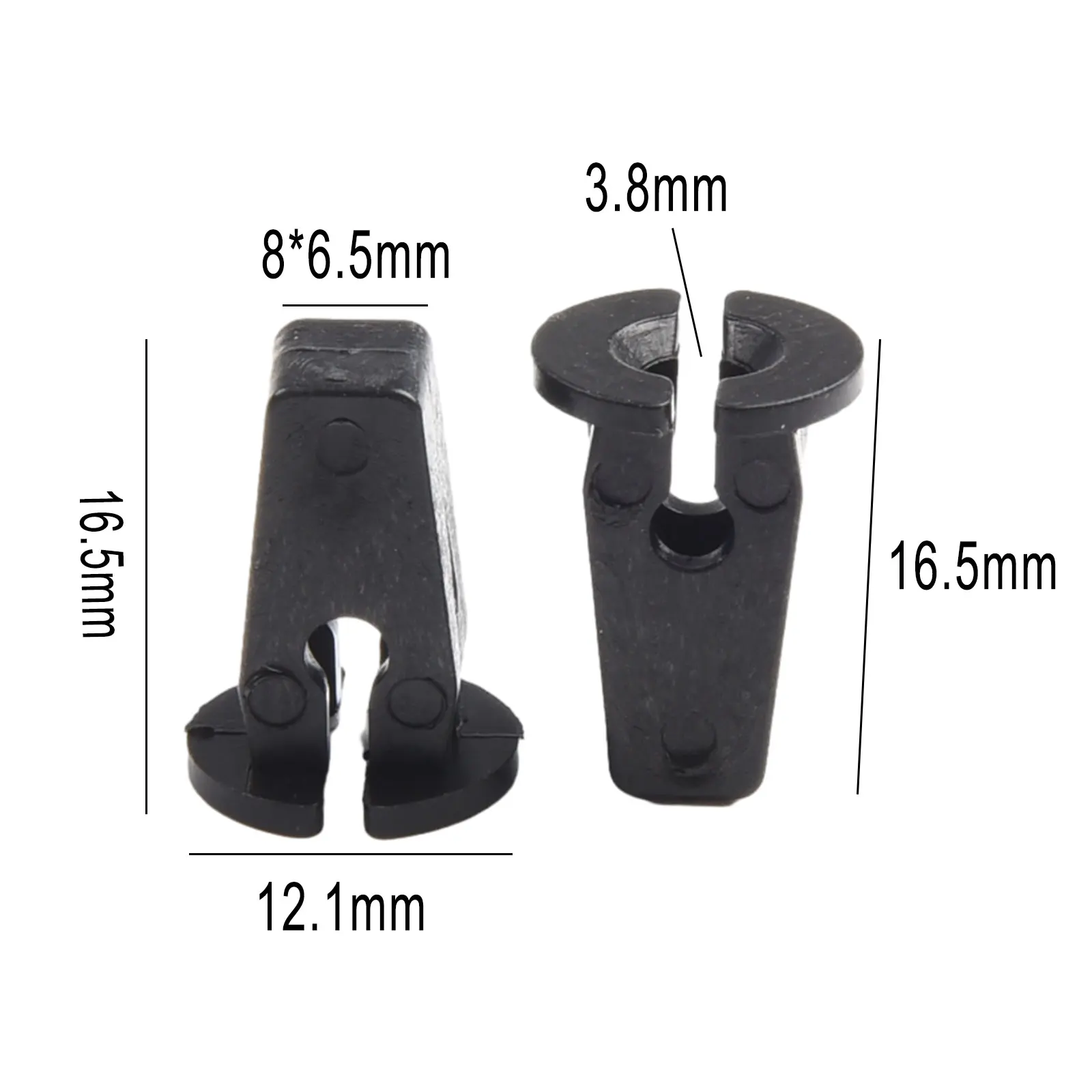 

Simple and Secure Installation 20Pcs Car Wheel Arches Bumpers Panels Shields Lock Nut Clips for Golf 6N0809966A