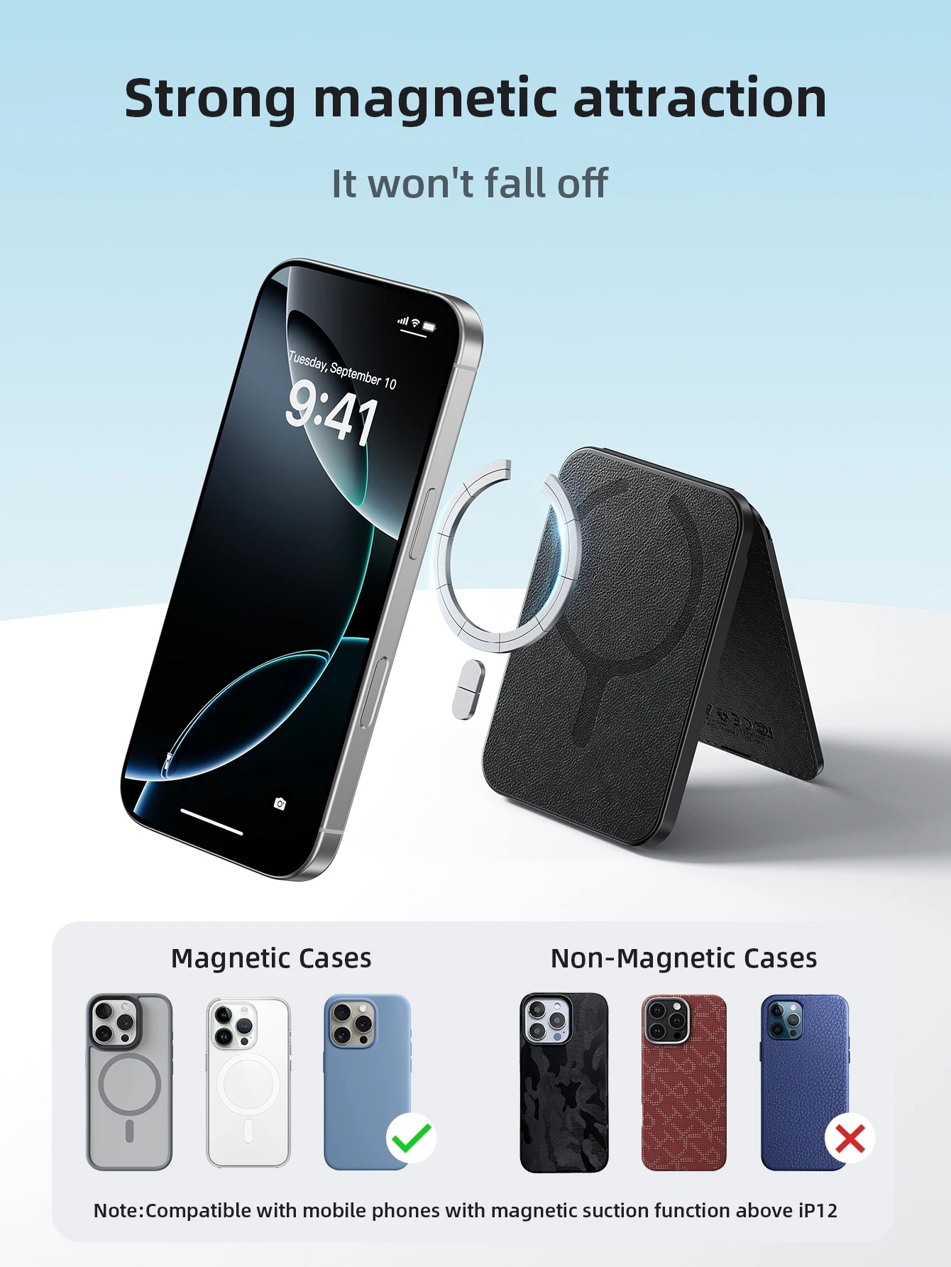 HOCO E91I Smart Magnetic Wallet Tracker (Apple Find My)