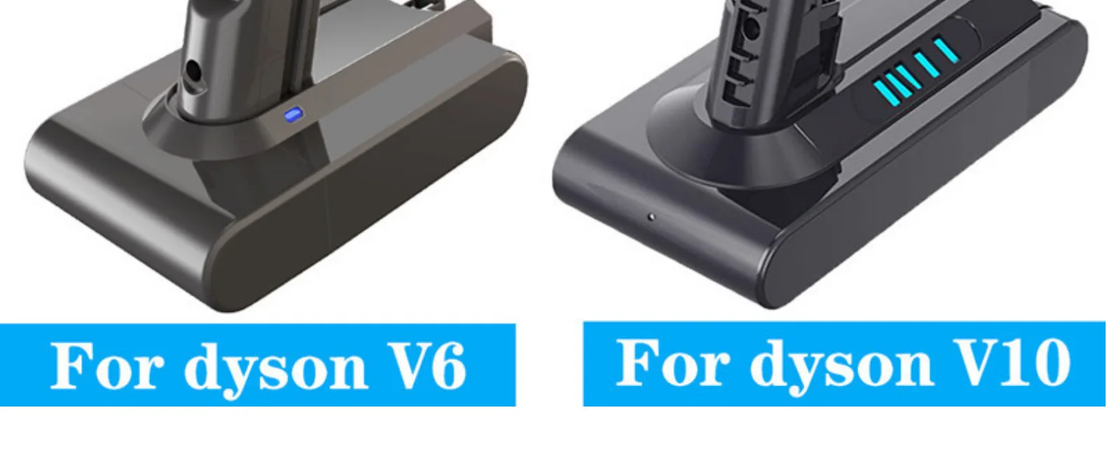 6000mAh for Dyson V6 V7 V8 V10 Handheld Vacuum Cleaners Replacement Lithium Batt