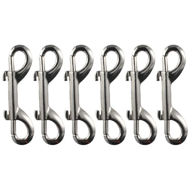 Double Ended Bolt Snap Hook 8 Set 3.5 Heavy Duty Zinc Alloy Trigger Chain  Clips