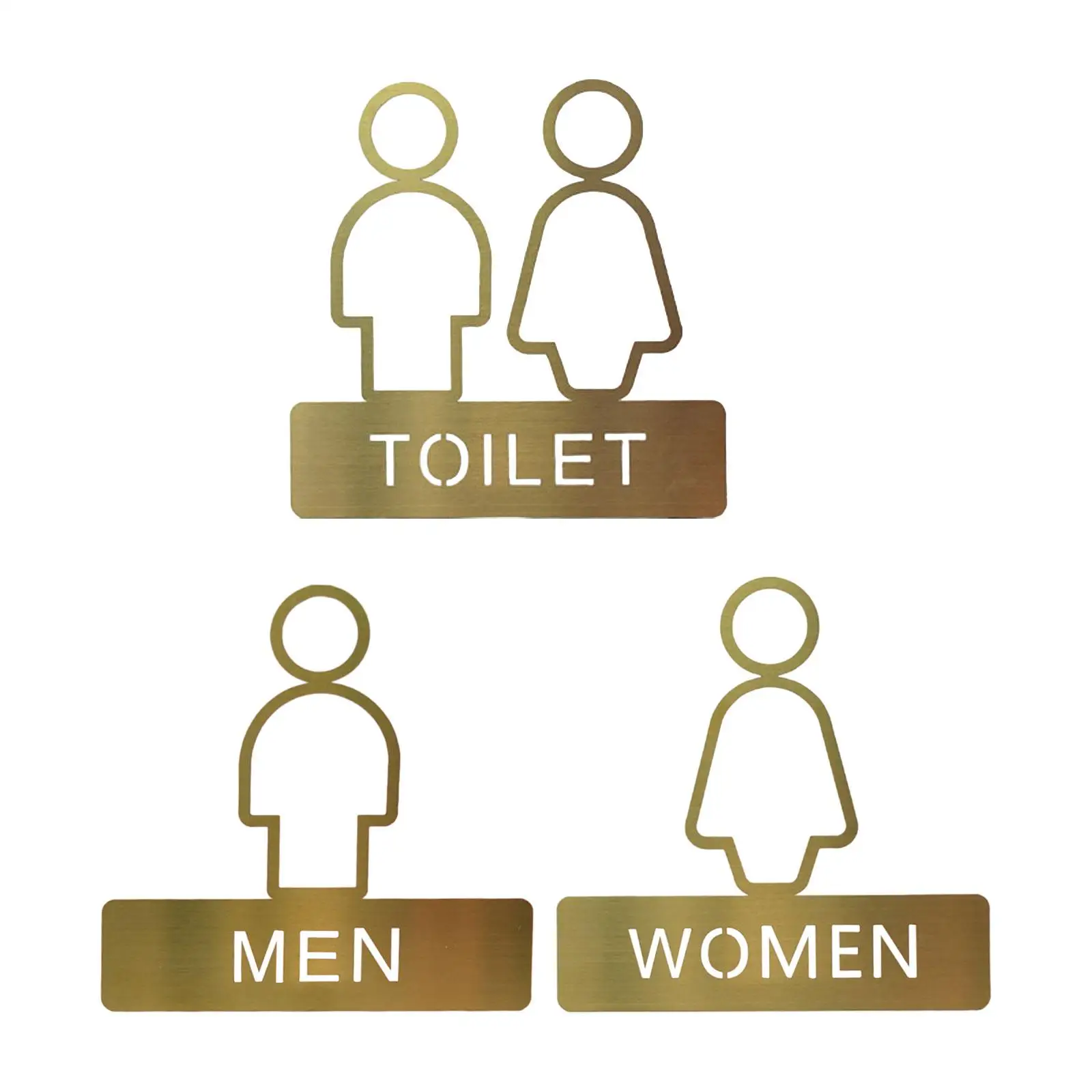 Segno Della Toilette Segnaletica Semplice Segnaletica Del Bagno In Metallo Segno Della Porta Della Toilette Segnaletica Della Toilette Per Il Bagno De