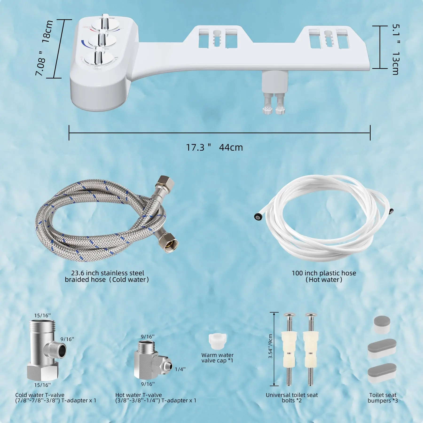 Non-Electric Dual Nozzle Bidet 4