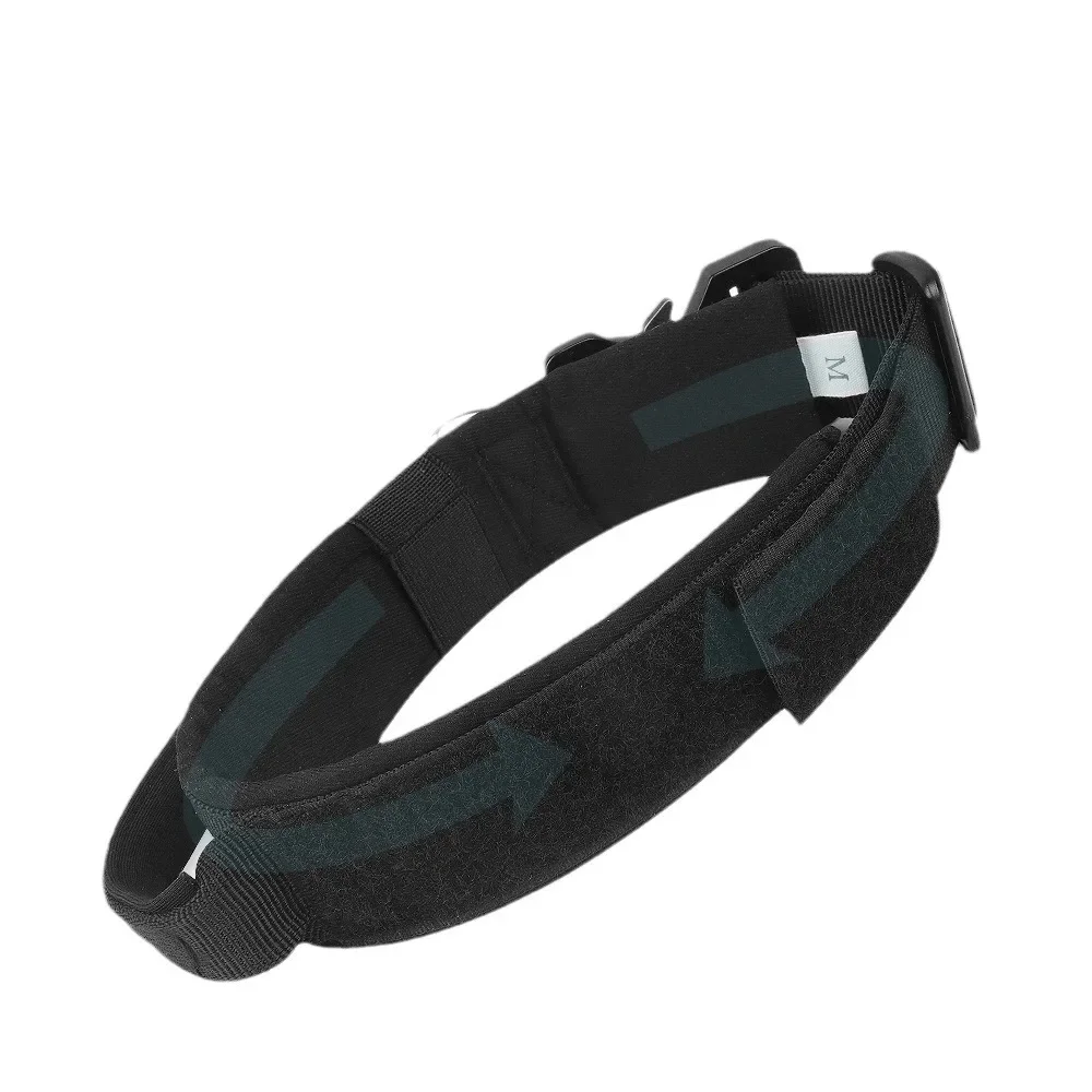 Tactical Dogs Collars with Handle Heavy Duty Military Dog Collar for Medium Large Dogs Collar with Quick Release Pets
