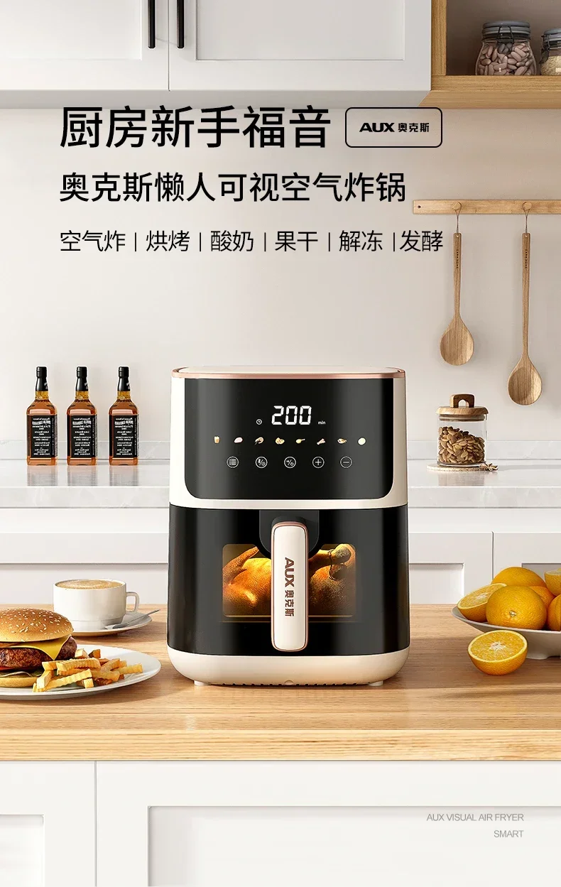 Description Picture 2 of itemAir Fryer New Homehold Visual Large Capacity Intelligent Electric Oven All-in-One Machine Deep Frying Pan Machine