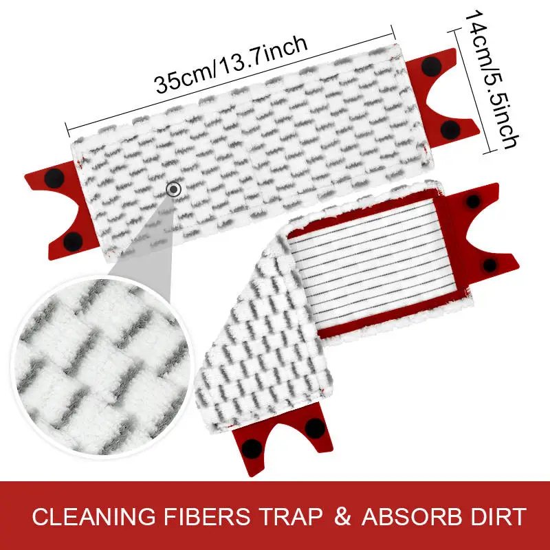 2/3/5/10 pcs Resuable Replacement Mop Pads for O-Cedar Vileda UltraMax Microfiber Cloths Floor Mop Refill Washable Flat Mop Head