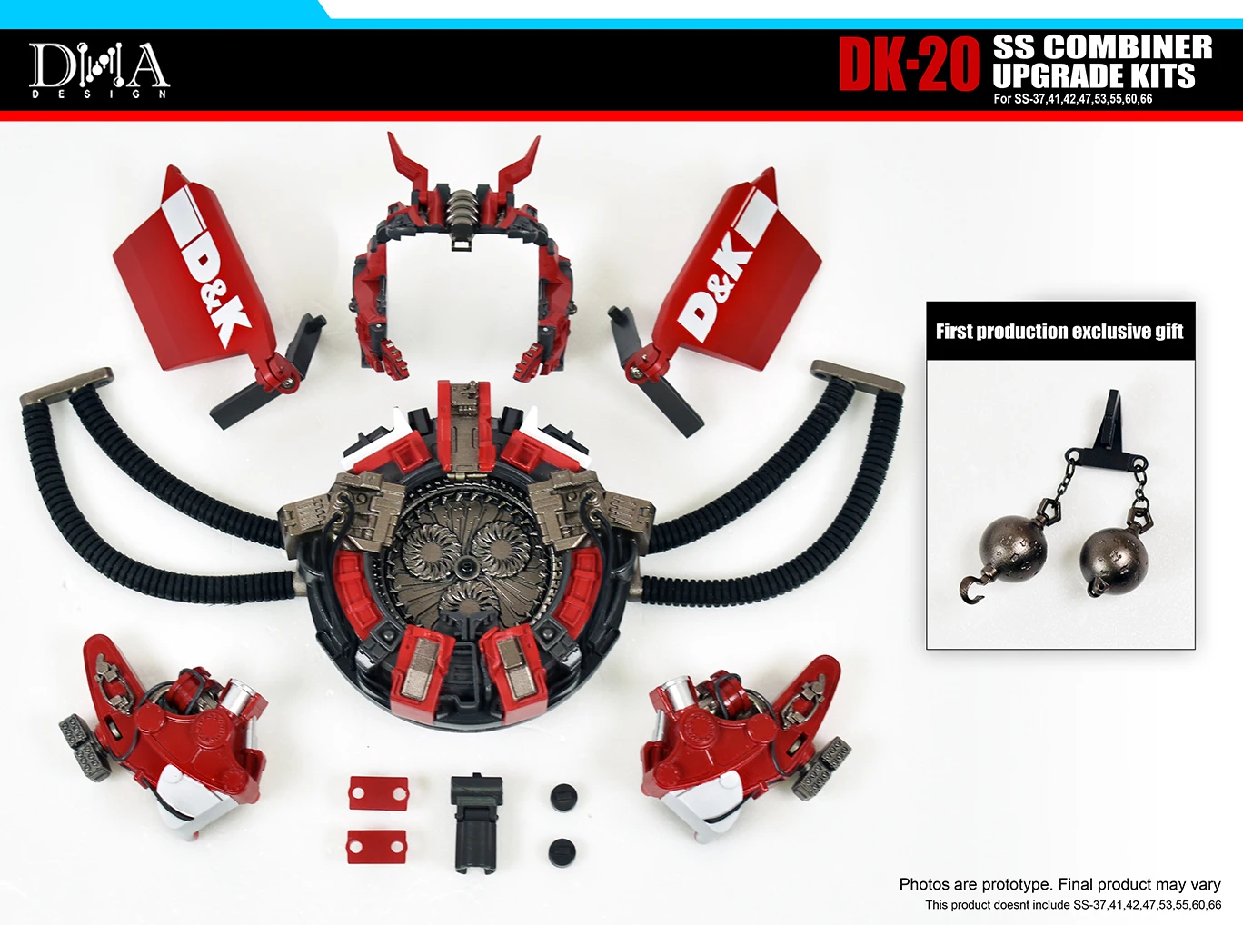 

New Transformation Toy DNA Design DK-20 SS Combiner Upgrade Kits In Stock