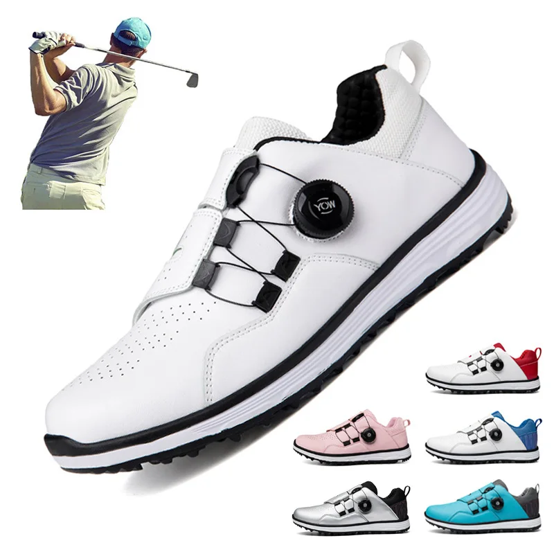 Golf Shoes Professional Waterproof Non-slip Men Women Outdoor Grass Walking