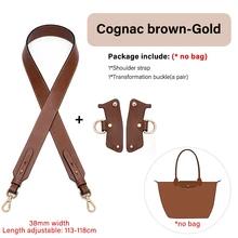  WUTA Bag Strap Set For Longchamp Tote Bag L -Multicolor Free Punching Modification Bag Belt Accessories Crossbody Shoulder Strap 