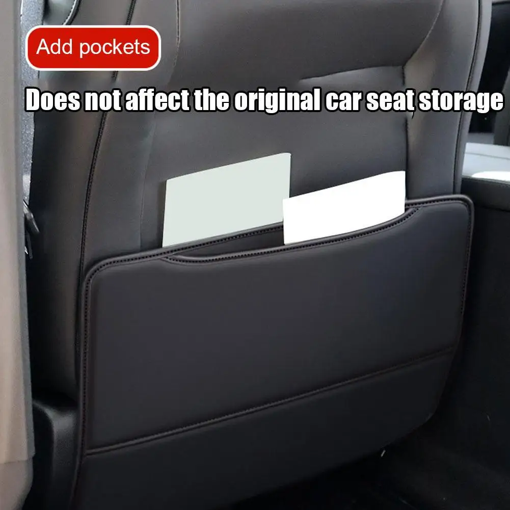 Car Seat Anti Kick Pad Protector PU Leather Waterprrof Leather Back Car Scratch Accessories Anti Mat Kick Pad Kids Seat F4G5