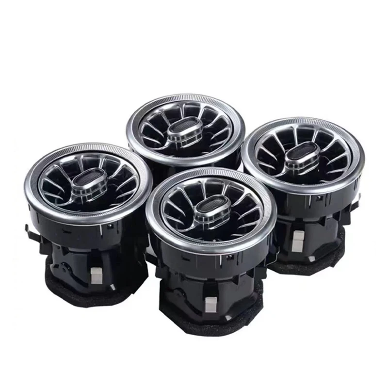 모든 실버 카 프론트 인테리어 대시 보드 A/C 공기 배출구 메르세데스 벤츠 V 클래스 W447 Vito A 용 터보 컨디셔닝 벤트 4478308502