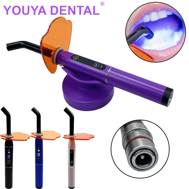 1Pcs Dental Curing Light Wireless Led Dentistry LED Lamp Cordless Adjustable Blue Light Curing Machine Solidify Instrument Tools