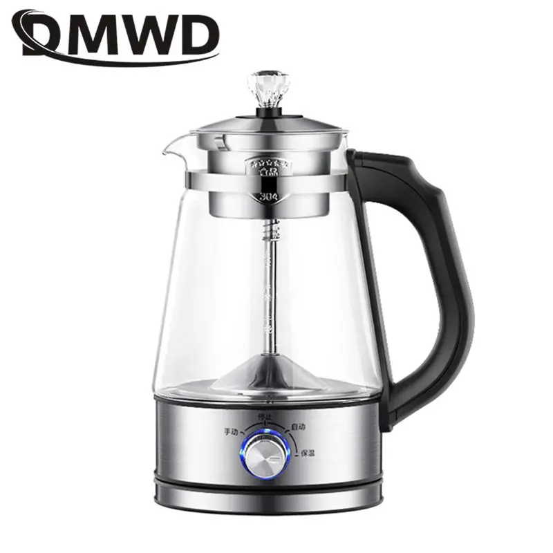 1L Automatic Tea Boiler Electric Kettle Insulation Tea Brewer Steam Infuser Extraction Teapot Health Black Coffee Maker