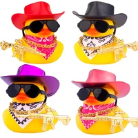 Ducks for Cars - Rubber Duck for Dashboard of Car, Yellow Duck Car Dashboard Decorations, Squeak Ducks Car Ornaments Car Décor 1