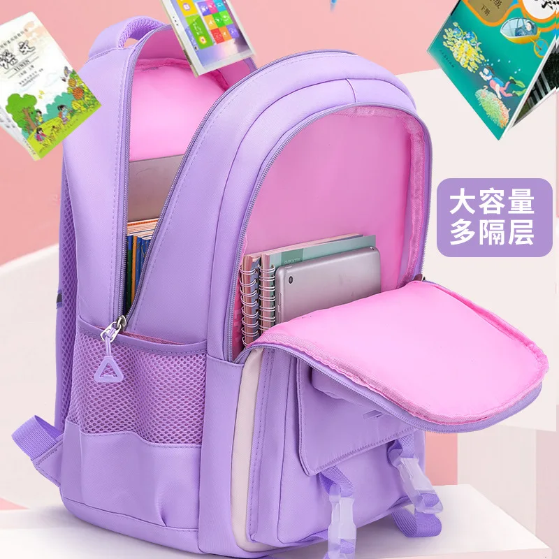 Sacs d'école pour enfants, sac à dos orthopédique pour filles, sac à dos princesse pour enfants, cartable pour l'école primaire, Mochila
