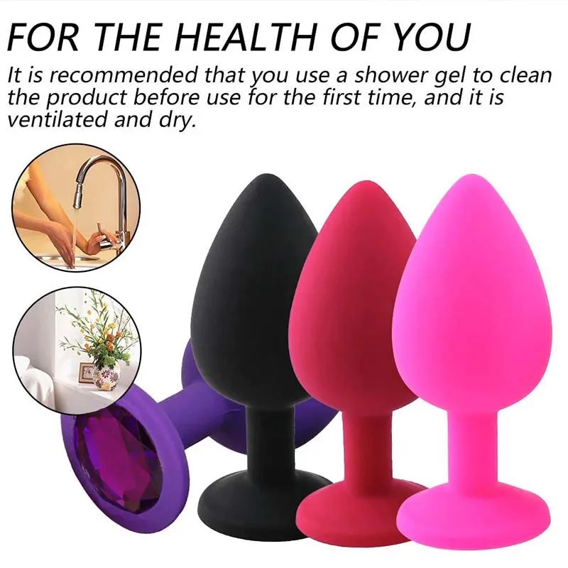 Anal Plug Body-Safe Silicone Smooth Design For Beginners & Pros Ergonomic Shape Easy Clean & Reusable Anal Training Toy