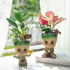 Modern Flower Vase Groot Flower Arrangement Home Living Room Decoration Cartoon Vases Ornament Plants Potted Decoration Crafts 2