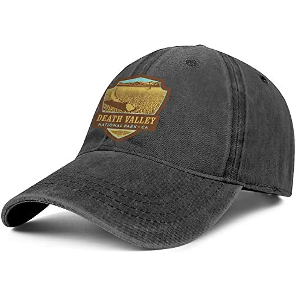 

Death Valley National Park Washed Denim Hat for Men Women Trucker Hats Adjustable Caps Cowboy Baseball Cap Casual