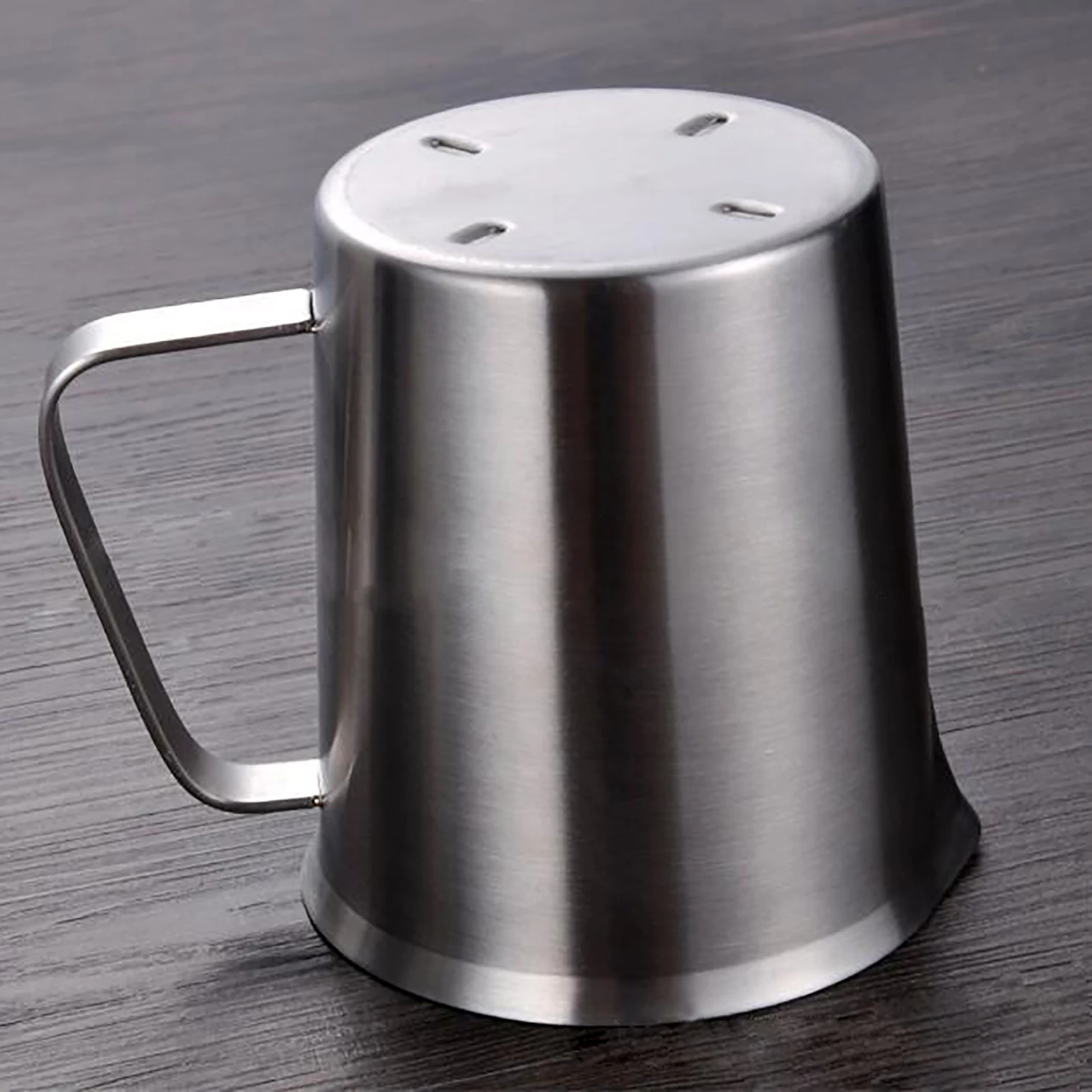 1000 ml Messbecher aus Edelstahl 304 mit ML- und OZ-Skala, Messbecher für flüssige und trockene Lebensmittel zum Backen in der Küche, Kaffee – Detail 8