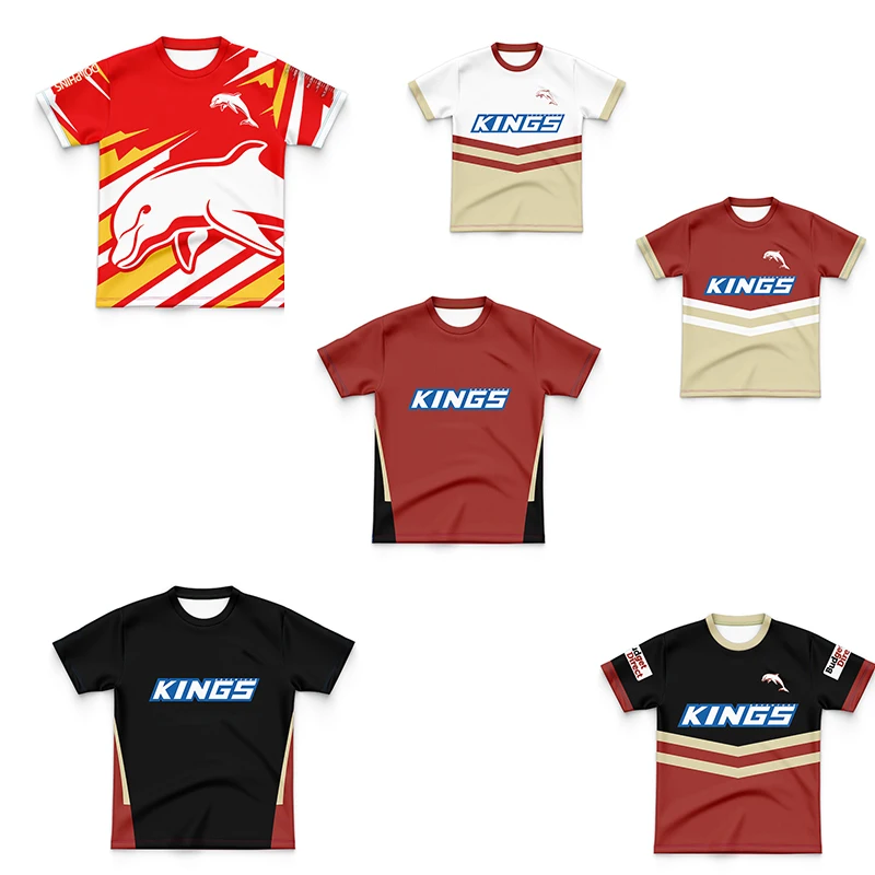 

2024 Dolphin Rugby Jersey High Quality Multiple Styles Short Sleeves