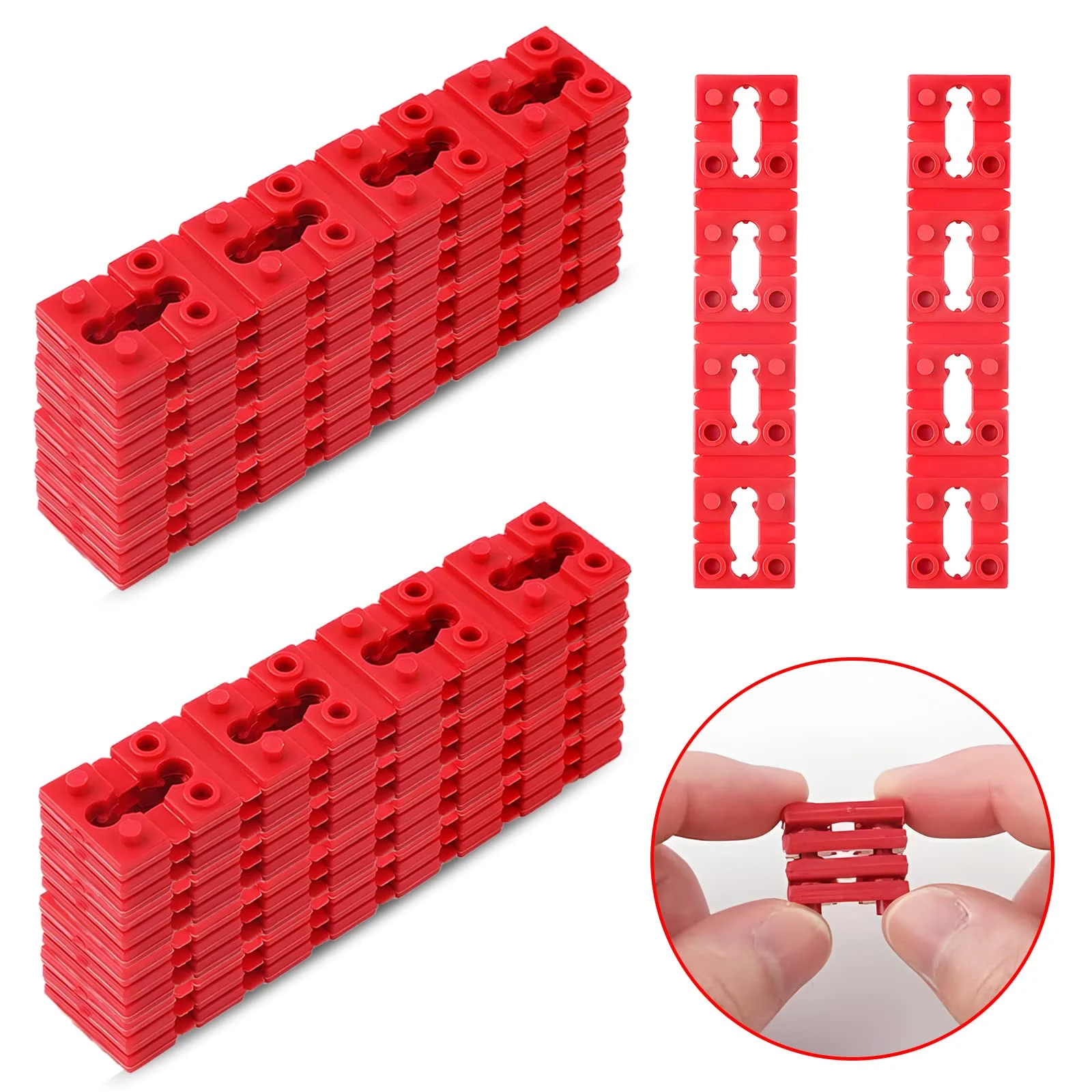 Enhanced Red Electrical Box Outlet Spacers for Secure Plug and Switch Installation