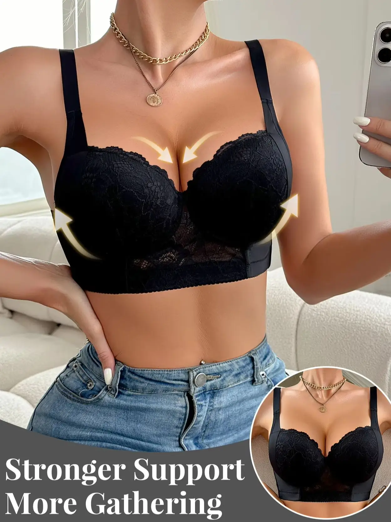 Sexy lace underwear with multiple color options women's underwire push-up comfortable bra can be worn daily