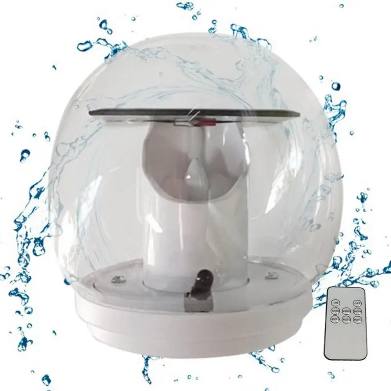 

Floating Pool Lights Pool Waterproof Solar Ball Lights Remote Control Novelty Night Lighting For Swimming Pool Lawn Parks