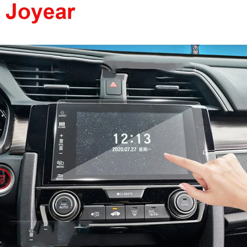 

For Honda Civic 10th 2019-2020 Car Central Control Navigation Display Screen HD Tempered Film Dashboard Film Accessories