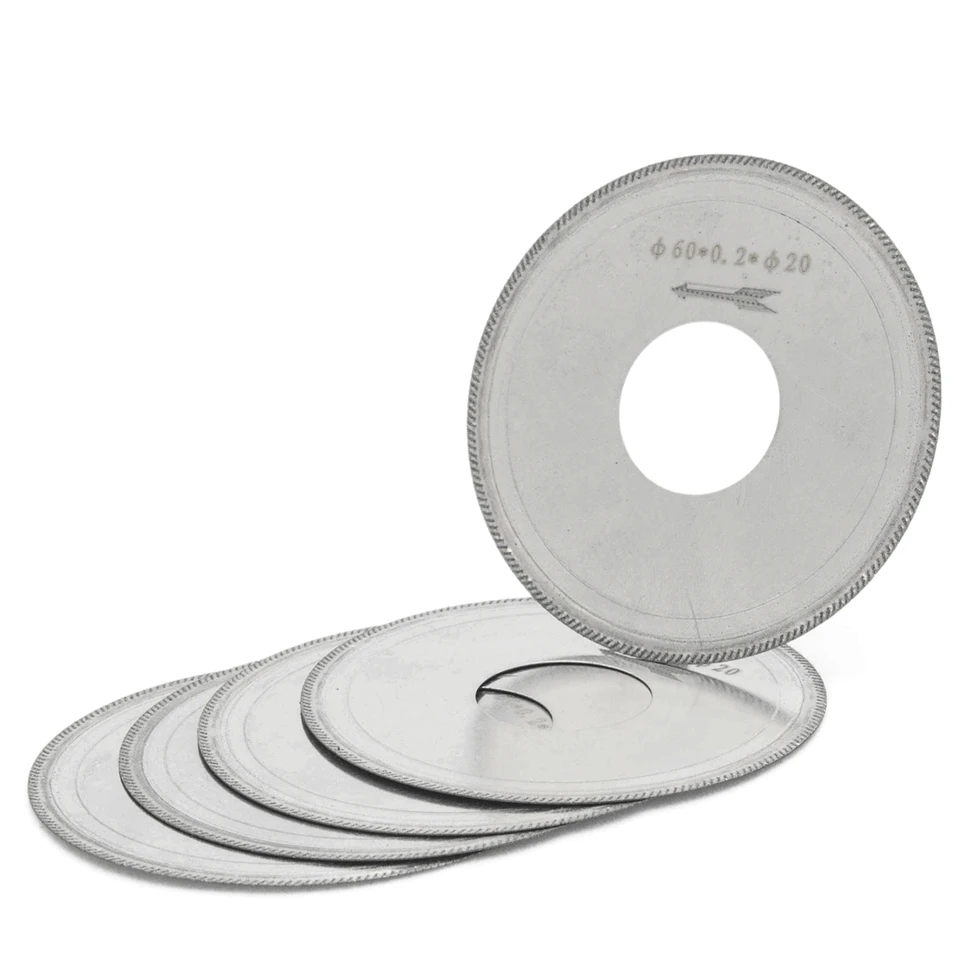 5 Pack 6 Inch Diamond Lapidary Saw Blades - 0.016 Thin Rim Cutting Disc For Stone