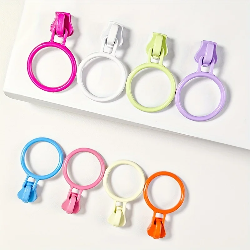 10 pcs3# Metal Zipper Pullers for Stationery Pen Bags Shoes Boots Bags