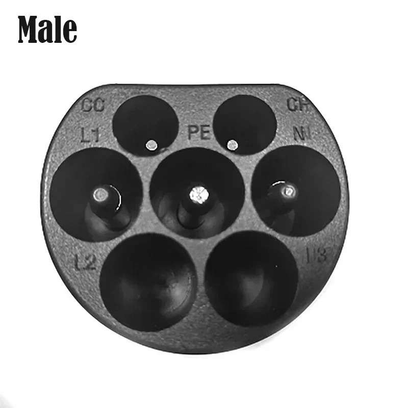 Type2 EV V2L Discharger Adapter to 220V Universal Socket EU Schuko Socket Electric Car Discharger Converter for 2.7kohm EV Car