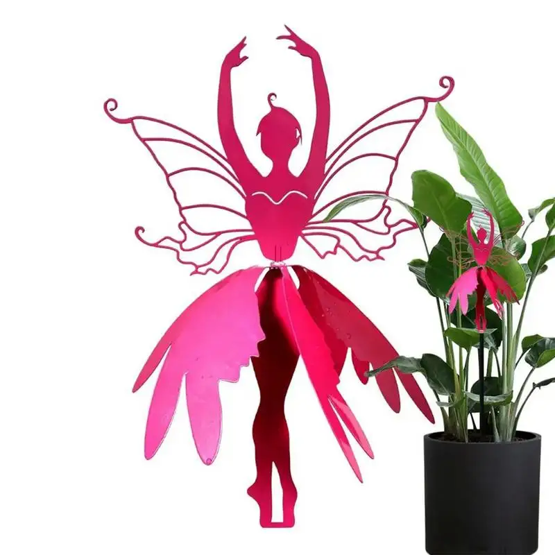 

beautiful Ballerina Wind Spinner Fairy Wind Spinner Fairy Ballerina Design Metal Wind Sculptures Fairy Rotating Wind Spinner