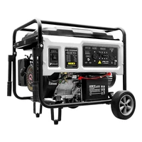 Générateur de carburant double 12kw 10kw, petite puissance, silencieux, Portable, démarrage électrique, prix d'usine 4