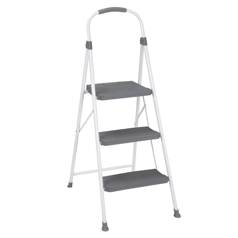 

XMSJ 3 Step Premium Folding Stool White/grey