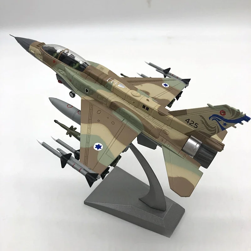 

1:72 F-16I Storm Israeli Metal Alloy Fighter Aircraft Model Airplane Model Kids Toys Collection Gift