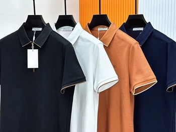 Luxury Zip Polo Shirt